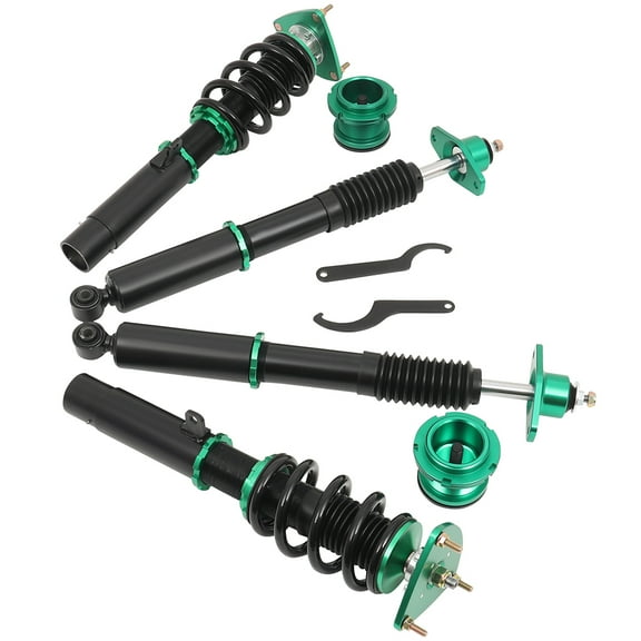 CCIYU Coilover Suspension Shock Absorbers Adjustable Coilovers Lowering Kit Fit for 2004 2005 2006 2007 2008 2009 2010 2011 2012 2013 for Mazda 3