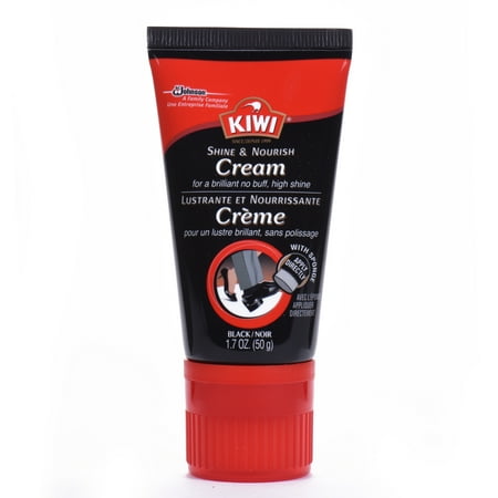 KIWI Shine & Nourish Cream Polish Black 1.7 Fluid Ounces - Walmart.com