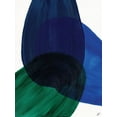 thumbnail image 2 of Lee, Judson 15x18 White Modern Wood Framed Museum Art Print Titled - Blue Green II, 2 of 4