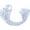 White, variant on 1000 Pcs Cotton Hang Tag String Snap Lock Pin Loop Fastener Hook Ties Clothing Price Tag String Hanging Rope Lanyard Cord-Beige-0.08"