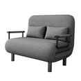 thumbnail image 3 of sofá cama plegable,Sofá cama plegable con respaldo Adultos,Sillón interior con asientos plegables en el suelo,Asiento de piso con respaldo Silla para juegos de piso,Sillón reclinable de gris, 3 of 8