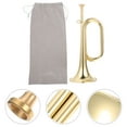 thumbnail image 1 of HOOWIFFY 1Set Simple Beginner Trumpet in Assorted Color for Orchestra Style 12.2x4.3x4.3in, 1 of 8