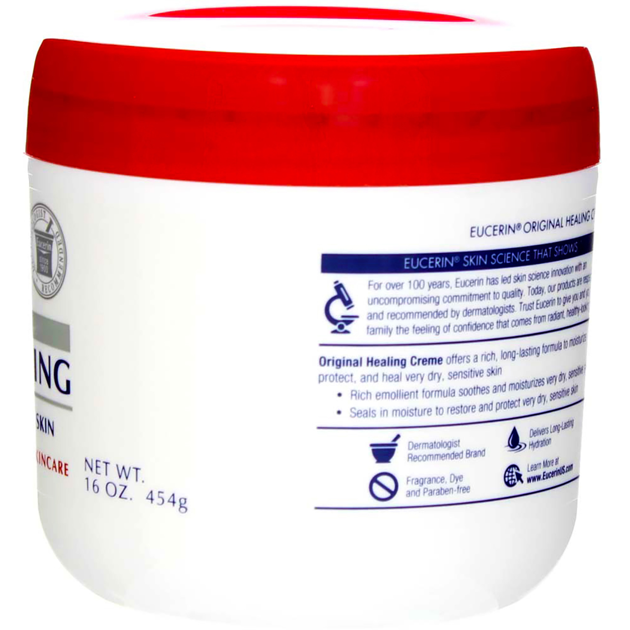 Eucerin Original Healing Rich Creme 16 oz (Pack of 2)