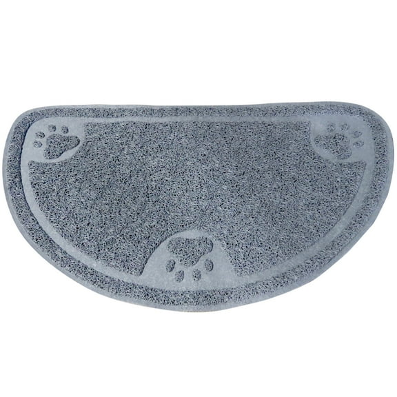 Evelots Cat Litter Trapper NonSkid Pet Rug, Kitty Litter Catcher and Feeding Mat