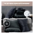 thumbnail image 2 of Set Edredón Invernal y Sábana De Cajón Individual Esquimal Negro - Gris Diseño de la tela Liso, 2 of 6