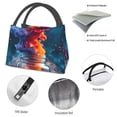 thumbnail image 4 of Gaeub Modern Art Red And Blue Colors Collapsible Cooler Bag Insulated,Leakproof Food Bag for Hot or Cold Food Delivery,Travel Insulated Bag, or Beach Cooler Bags, 4 of 6