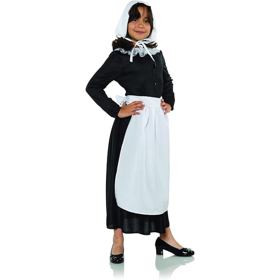 Childs Prairie Girl Colonial Apron Costume Accessory Kit