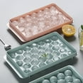 thumbnail image 3 of Hariumiu Kitchen Ice Cube Tray Wear Resistant Dishwasher Safe PP Large Ice Balls Cubes Melt Slowly - With Dust Cover for Odor-Free Ice Cubes, 3 of 14