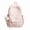 Pink, variant on Women Laptop Backpack Large Capacity Aesthetic Daypack with Pendant Waterproof Casual Travel Backpack for Outings Picnics (Black)