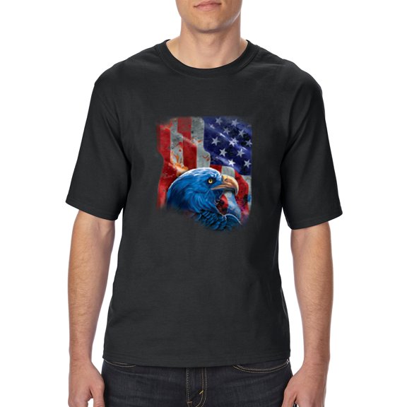 IWPF - Big Men's T-Shirt - American Flag 4th of July