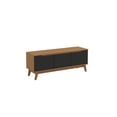 thumbnail image 2 of Mueble TV 55" Kappesberg 136cm con 3 Puertas Canela/Negro, 2 of 9