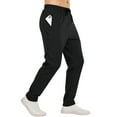 thumbnail image 3 of 2 Pack Men's Athletic Gym Sweatpants Joggers Hiking Running Casual Pants with Drawstring and Zipper Pocket, 3 of 7