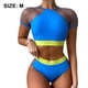thumbnail image 2 of Nuevo traje de baño de malla con vendaje, bikini sexy de cintura alta, 2 of 7
