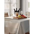 thumbnail image 6 of Brown Grey Table Cloth, Abstract Neutral Textured Modern Minimalist Waterproof Tablecloth for Rectangle Tables, Reusable Washable Fabric Table Cover for Restaurant Kitchen Dining Tables 60"x102", 6 of 6