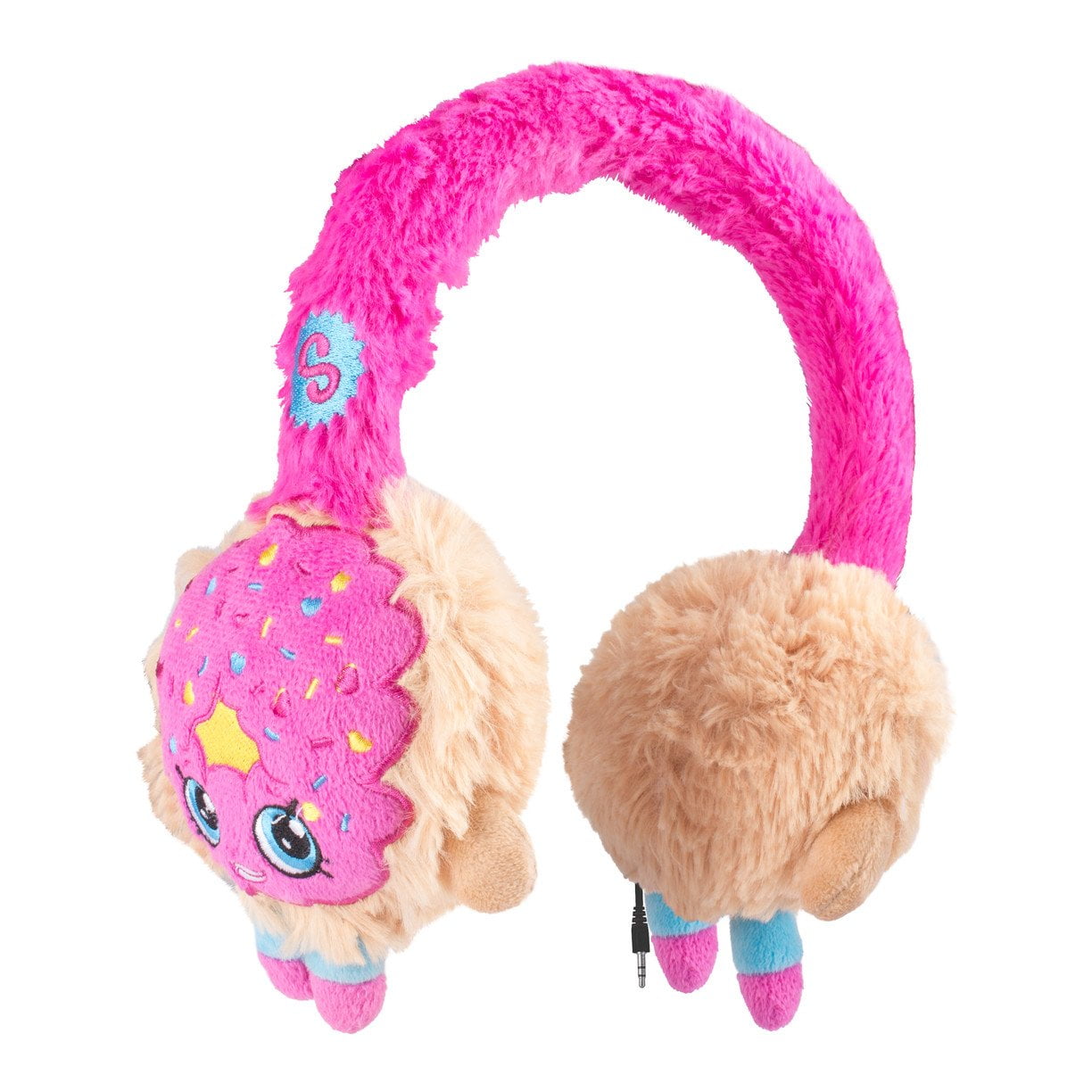 Shopkins HP1_09033 Plush Furry Headphone - Walmart.com