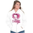 thumbnail image 3 of French Betty Boop Kiss J'Adore You Zip Hoodie Sweatshirt Women Brisco Brands S, 3 of 5
