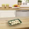 thumbnail image 5 of Dvumao Plastic Barbecue Rectangular Fruit Plates Kitchen Cooking Dining Serving 5.71 x 0.98 Inch, 5 of 6
