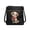 Black-Dog with Rose, variant on Wolf Print Women Crossbody Bags Leather Hobo Purse Aztec Sling Satchel Purse Multi Pockets Shoulder Handbag with Adjustable Strap for Travel Shopping, Blue