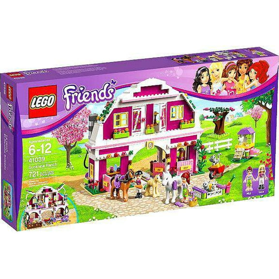 Pre-Owned LEGO? Friends Sunshine Ranch with Minifigures Liza, Maya, and Animals | 41039