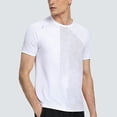 thumbnail image 2 of JFOPQVSM Men’s Active Quickly Dry Crew Neck T Shirts Athletic Running Gym Workout Short Sleeve Tee Tops, 2 of 5