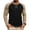 Black, variant on Mens Tops Long Sleeve Color Blocked Crew Neck T Shirts Tops Casual Breathable Daily Wear Tops for Men