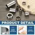 thumbnail image 3 of Uxcell 6pcs M16 Metal Spacers, 5/8" IDx11/16" ODx13/16" Length Stainless Steel Spacer Round Unthreaded Standoff Bushing Plain Finish for Screw Bolts, Silver 16x18x20mm, 3 of 6