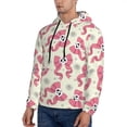 thumbnail image 2 of Hoodies for Men - Bow With Sugar Skull Long Sleeve Comfrt Men'S Fashion Hoodies & Sweatshirts, Sweatshirts for Men Hoodies Pullover Clothing Clothes with Pouch, 2 of 7