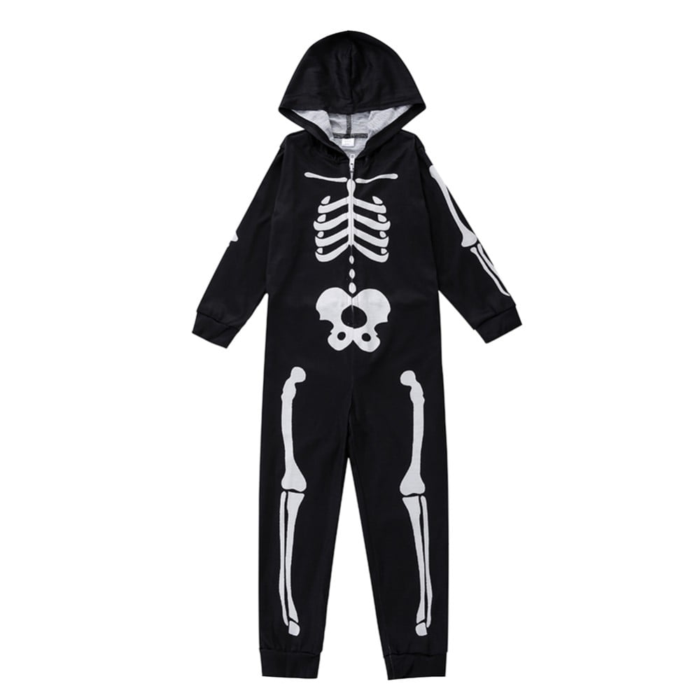 Family Matching Halloween Onesies Pajamas, Funny Skeleton Printed ...