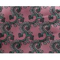 thumbnail image 4 of oneOone Georgette Viscose Fabric Spiral & Floral Block Print Fabric BTY 42 Inch Wide, 4 of 4