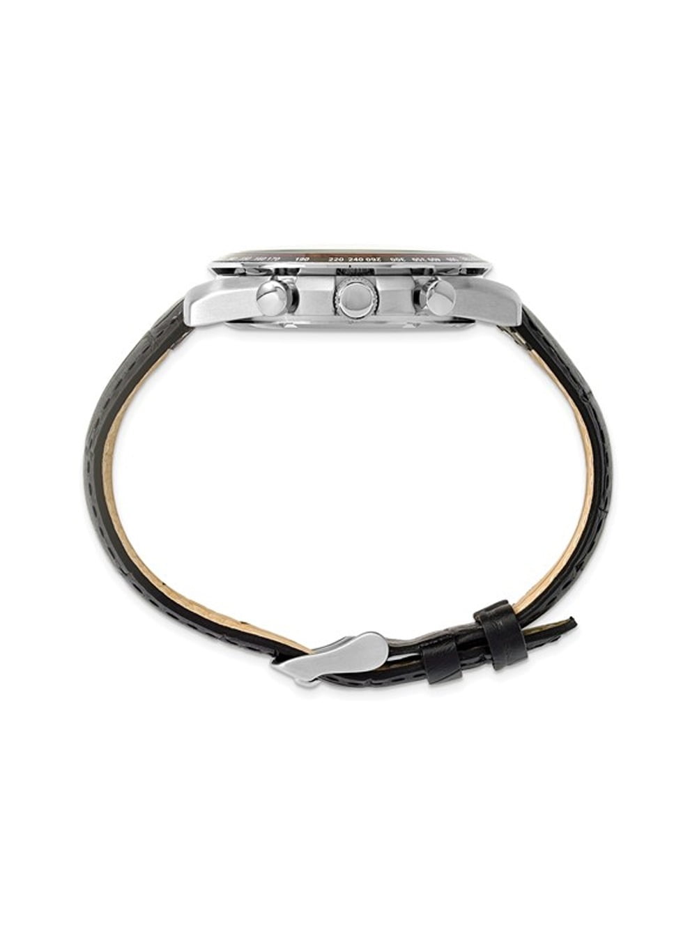 Chisel Stainless Steel Black Dial Chronograph Watch with