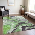 thumbnail image 6 of Addison Rugs Chantille Indoor/Outdoor Transitional Abstract Green Machine Washable Rectangle Rug, 8' x 10', 6 of 8