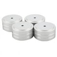 thumbnail image 4 of 16Pcs 40X20mm Aluminum HIFI AMP Speaker Isolation Stand Turntable Feet Pad (Silver), 4 of 8