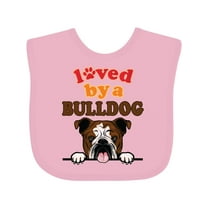 Inktastic English Bulldog Dog Girls Baby Bib
