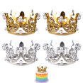 thumbnail image 1 of Decoración de pastel de corona Complemento de decoración de pastel de cumpleaños Pearl Crown, 1 of 7