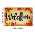 thumbnail image 2 of Yeetfub Front Door Rugs for Entryway Indoor, Outdoor Mats for Home Entrance, Front Porch Decor Funny Letter Cute Print Doormats Durable Front Door Mat Brown 16"x24", 2 of 6