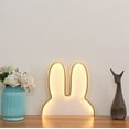 thumbnail image 4 of Pgyong Liquidation! Veilleuse LED Lapin à Brancher par USB-Petite Lampe Murale/de Chevet pour Chambre d'Enfants, Décoration de Crèche, Lumière Lapin Blanc Chaud, 4 of 9
