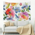 thumbnail image 5 of ZFLMY Flower Tapestry Wall Hanging 100% Polyester for Living Room Bedroom Dorm Decoration 60x40in, 5 of 7