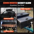 thumbnail image 3 of Alarma de coche WSDCAM para remolque, antirrobo, 113 dB, IP65, control remoto, 40 m, 3 of 9