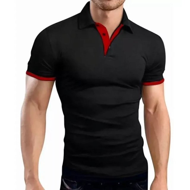 Playera Polo Hombre Slim Fit Manga Corta Moda Casual