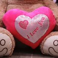 thumbnail image 4 of Pelucheria Oso Rechoncho Beige ILY con corazon Rosa, 4 of 5