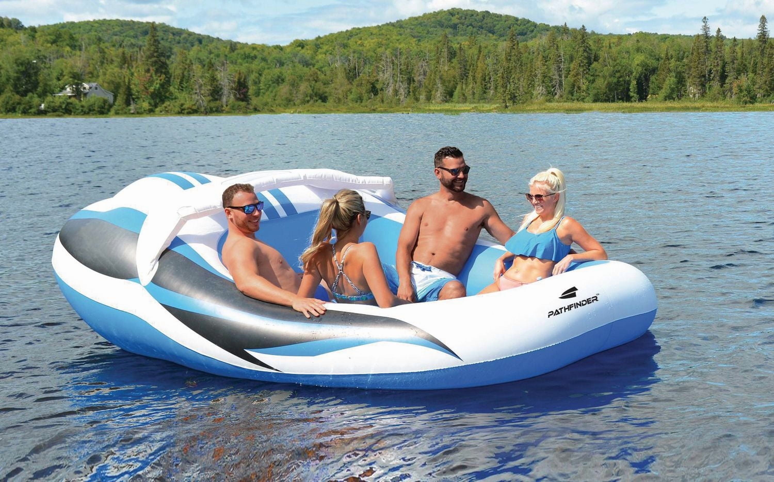Flotteur gonflable pour quatre-personnes, bateau rapide