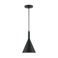 thumbnail image 5 of 60/7127-Nuvo Lighting-Lightcap-1 Light Small Pendant in Mid-Century Modern Style-7.75 Inches Wide by 12.5 Inches High-Matte Black Finish, 5 of 7