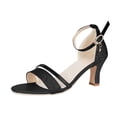 thumbnail image 2 of EKVAHL Women's Stiletto Heel Wraparound Strap High Heels,Dressy Arch Support Open Toe Ankle Strap Party Dress Wedding Pump Shoes Wide Width Strappy Sandals Non-Slip Walking Shoes, 2 of 6
