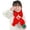 Red, variant on Girls & Boys Plush Warm Scarf Cute Deer Outdoor Neck Winter Scarf for Child Aged 1-7