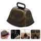 thumbnail image 4 of Vintage Cowbells for Decoration 6Pcs Metal Bells with Smooth Edges Dark Brown, 4 of 4
