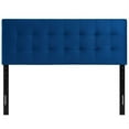 thumbnail image 4 of Modway Lily Biscuit Tufted Full Performance Velvet Headboard, Blue, 4 of 6