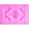 thumbnail image 1 of Ahgly Company Indoor Rectangle Abstract Pink Contemporary Area Rugs, 8' x 12', 1 of 4