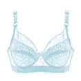 thumbnail image 1 of Ropa interior fina de copa completa, sujetador pequeño de talla grande, sujetador de encaje ajustable inalámbrico para mujer, cubierta de pecho, copa BCD, sujetadores de encaje de talla grande Tan Jianjun unisex, 1 of 2