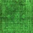 thumbnail image 1 of Ahgly Company Indoor Square Oriental Green Industrial Area Rugs, 5' Square, 1 of 4