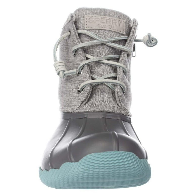 Sperry duck boots grey and turquoise discount